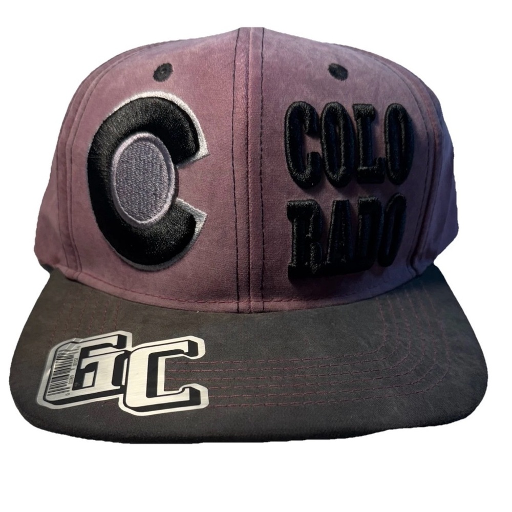 Big C Unique Purple Colorado SnapBack Cap. One Size Fits